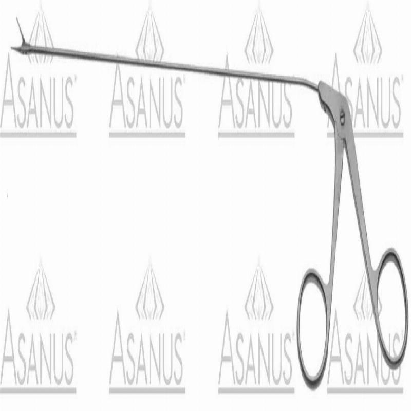 Зажими вставки, вали трубчасті, ларингологічні, для мікрохірургії гортані, прямі, робоча довжина 250 мм. Бренд - Asanus Medizintechnik Gmb, Німеччина